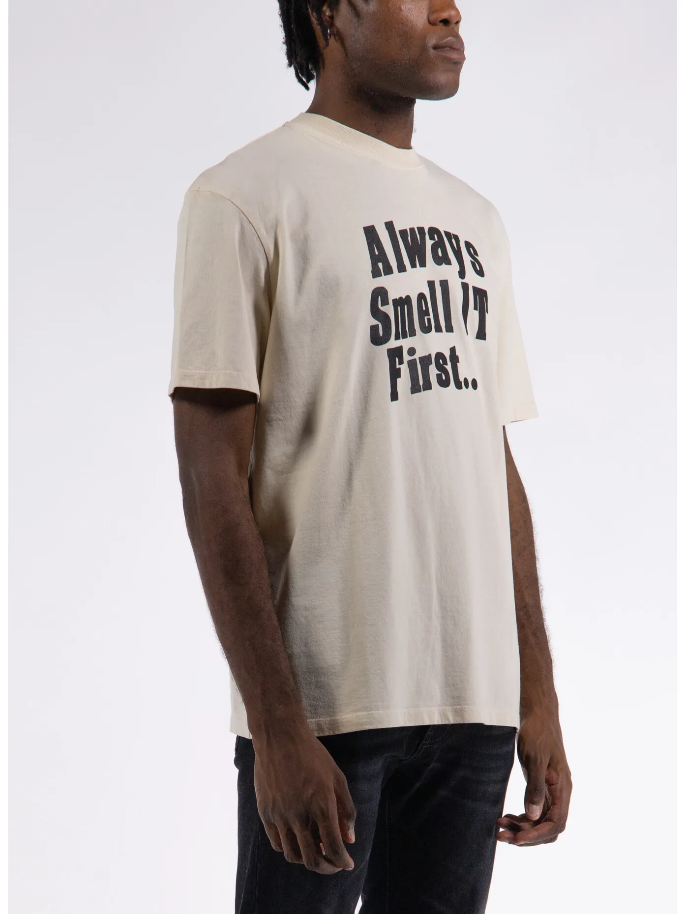     -AMISH    -T-SHIRT OVER SMELL IT-