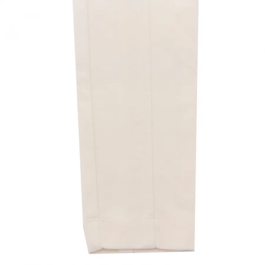 1862AF pantalone bimba girl MONNALISA off white jersey trousers kids