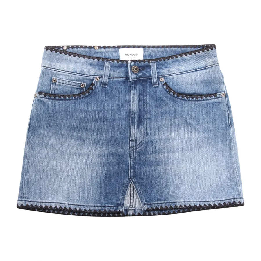 3840AQ gonna donna DONDUP woman denim skirt