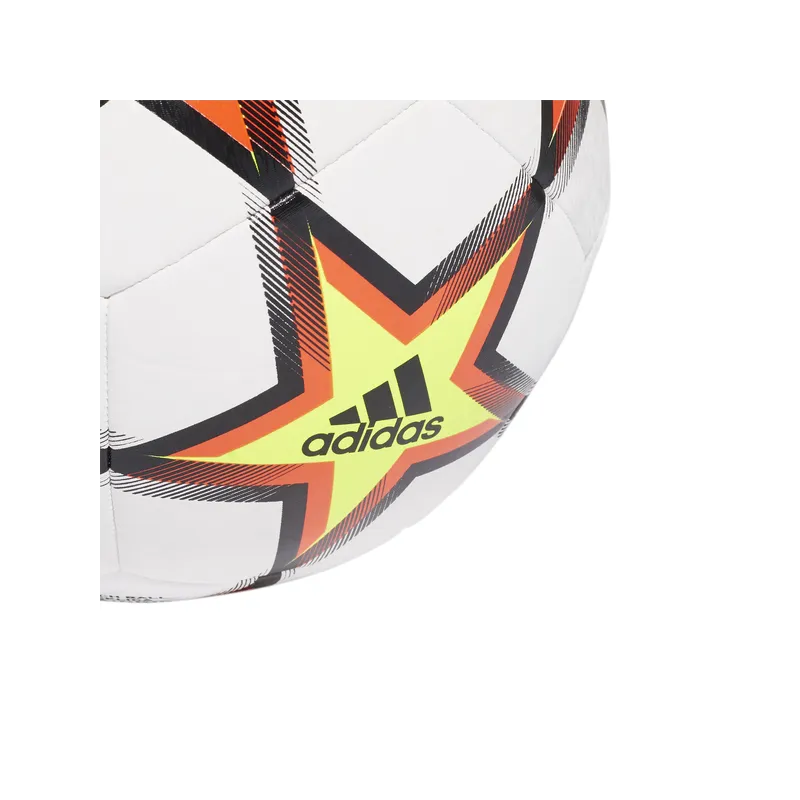 ADIDAS PALLONE UEFA CHAMPIONS LEAGUE PYROSTORM 2021/22 - UCL TRAINING - BIANCO/ARANCIONE/GIALLO