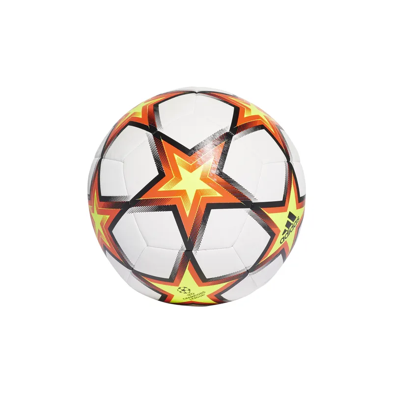 ADIDAS PALLONE UEFA CHAMPIONS LEAGUE PYROSTORM 2021/22 - UCL TRAINING - BIANCO/ARANCIONE/GIALLO