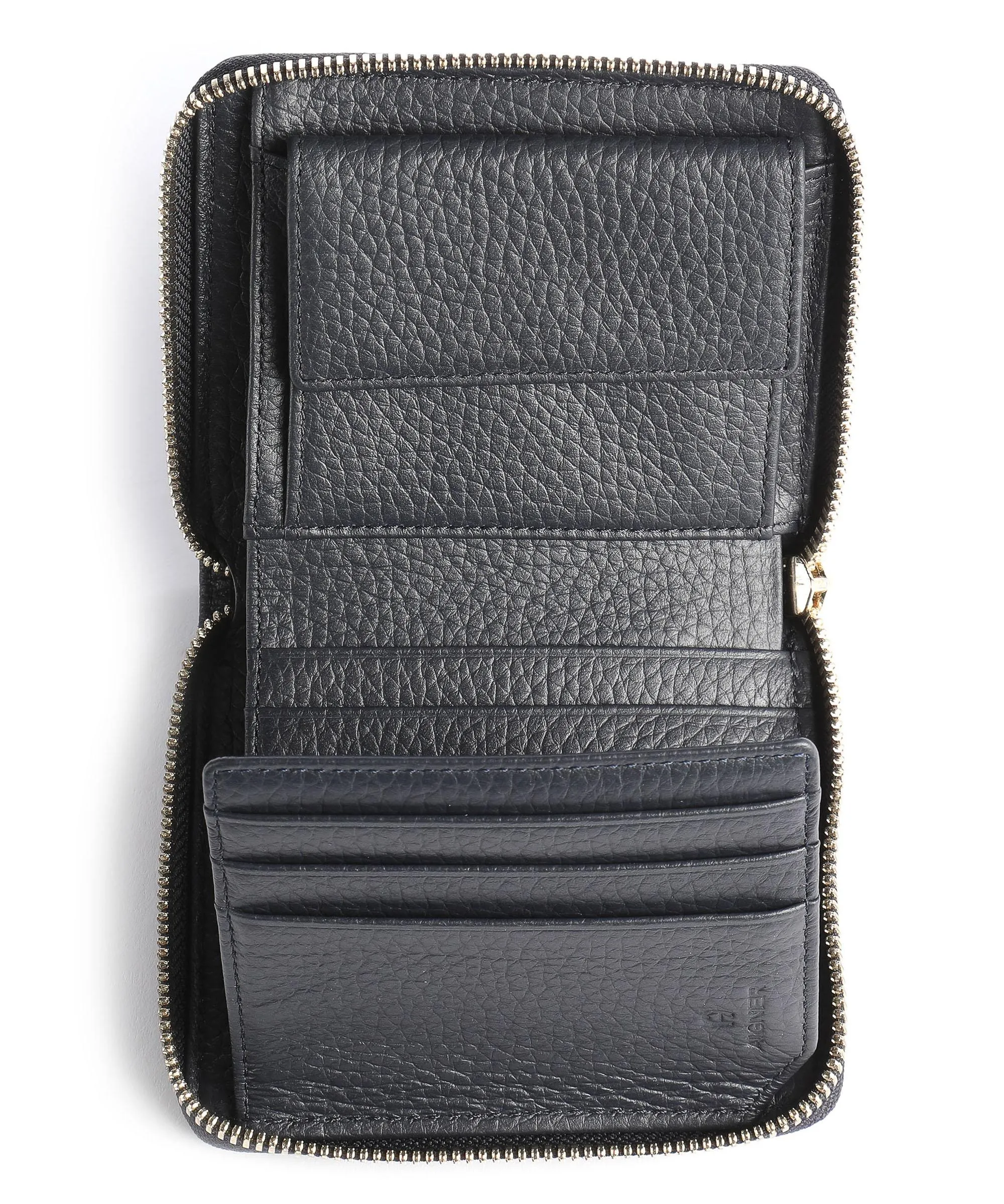  Aigner Ivy Portafoglio pelle di vacchetta grana blu scuro  