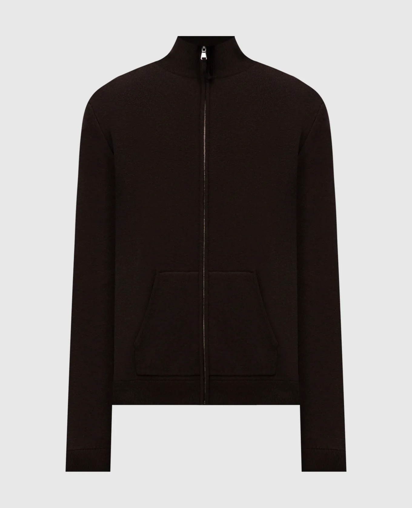 Allude Cardigan marrone in lana e cashmere 24537611