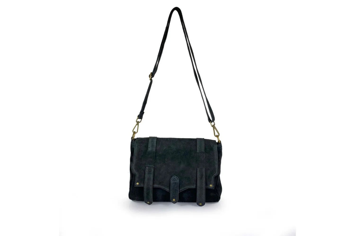 Borsa Donna in vera pelle Made in Italy colore Nero