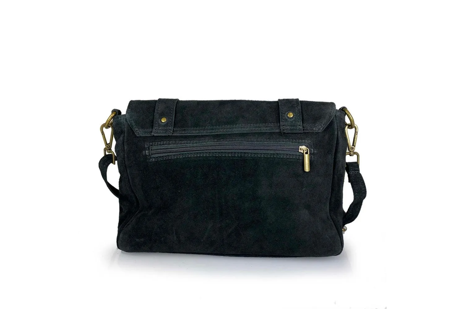 Borsa Donna in vera pelle Made in Italy colore Nero