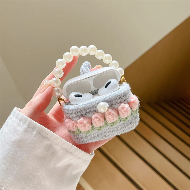 Borsettina protettiva Tulip Pearl Bag per auricolari Airpods