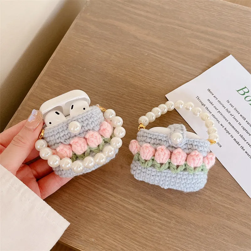 Borsettina protettiva Tulip Pearl Bag per auricolari Airpods