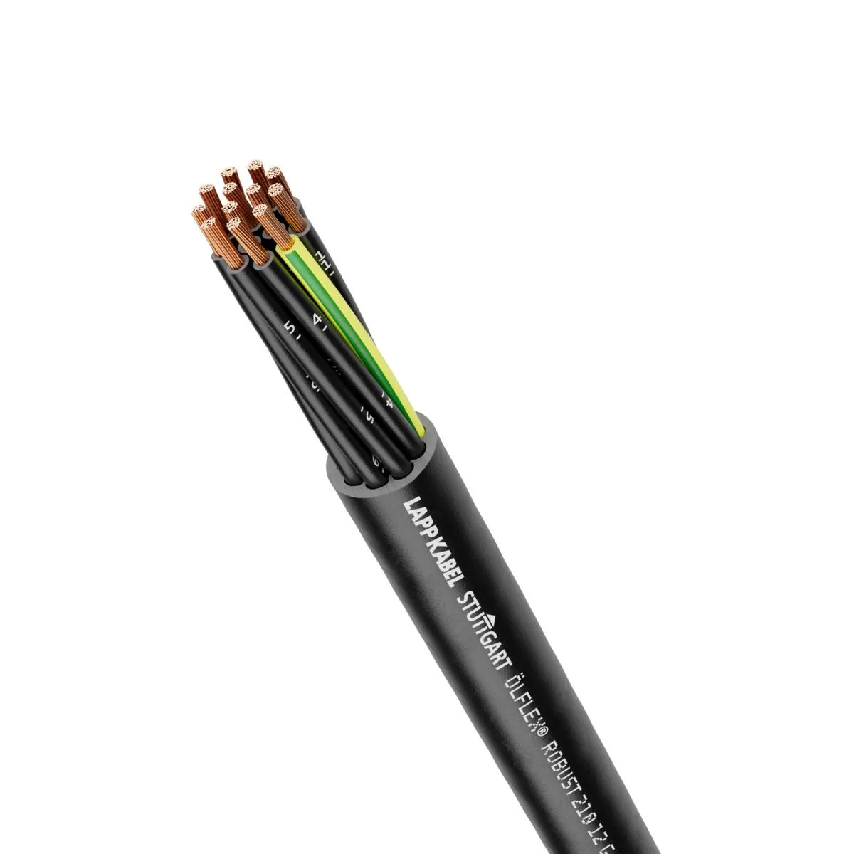Cavo industriale multipolare schermato a 4 cond. 0,5 mm2, L. 100m