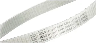 Cinghia sincrona OPTIBELT, 84 denti da 1.2mm, passo 5mm, dimensioni 420mm x 25mm, in Poliuretano