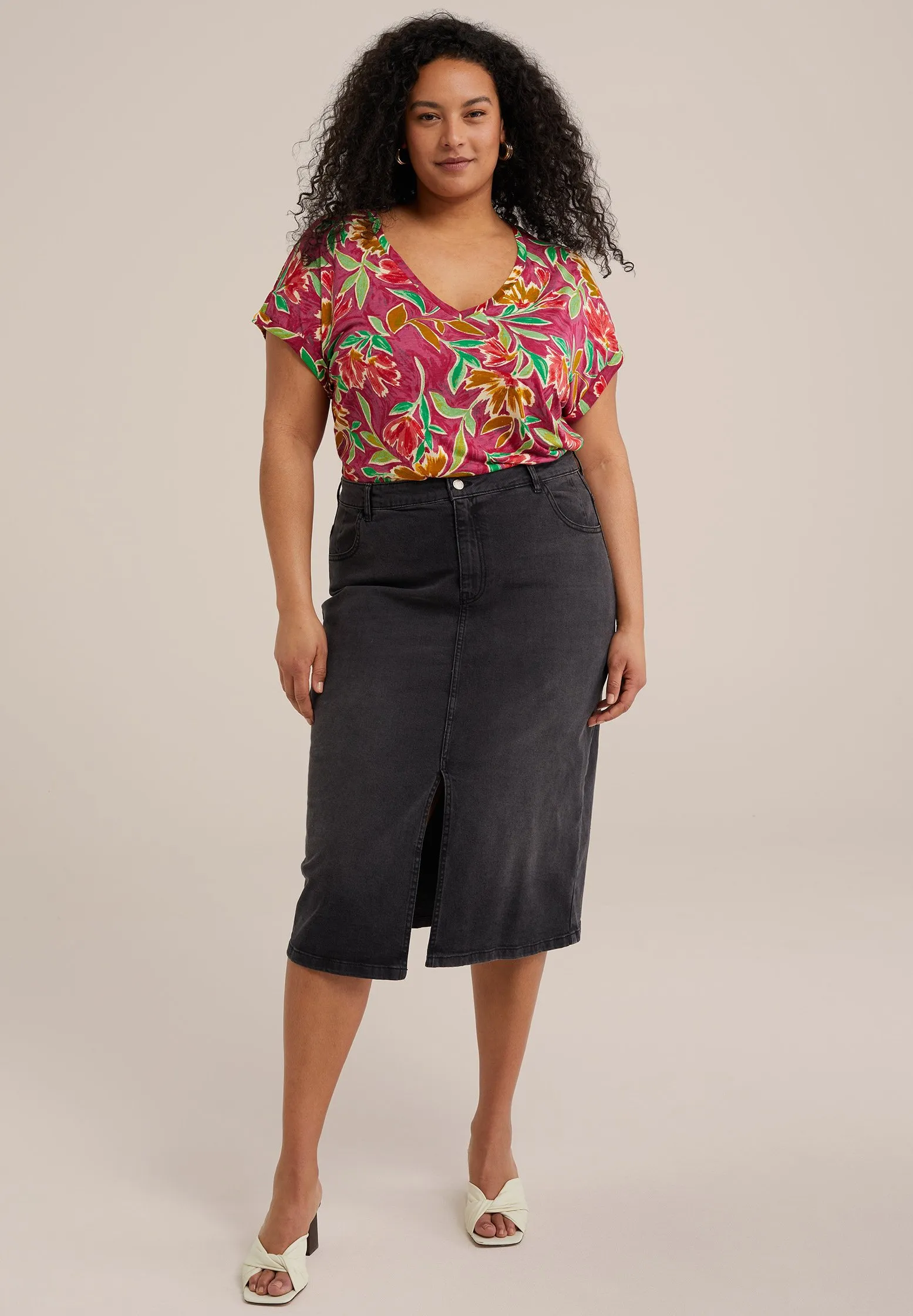 CURVE - T-shirt con stampa