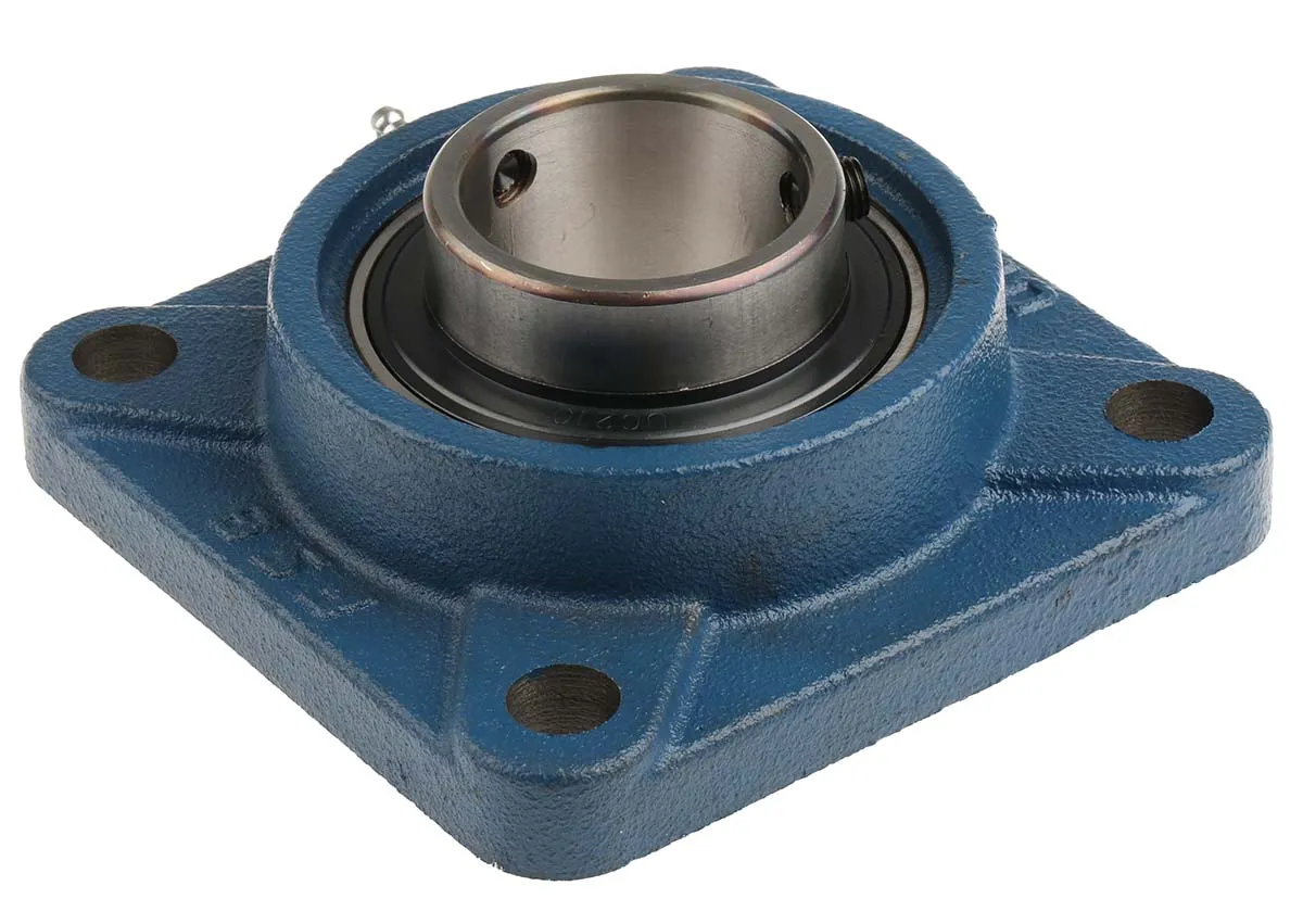 Cuscinetto flangiato RS PRO, 4 fori di montaggio da 16mm, Ø int 50mm, dimensioni 143mm x 143mm x 54.6mm, in Ghisa