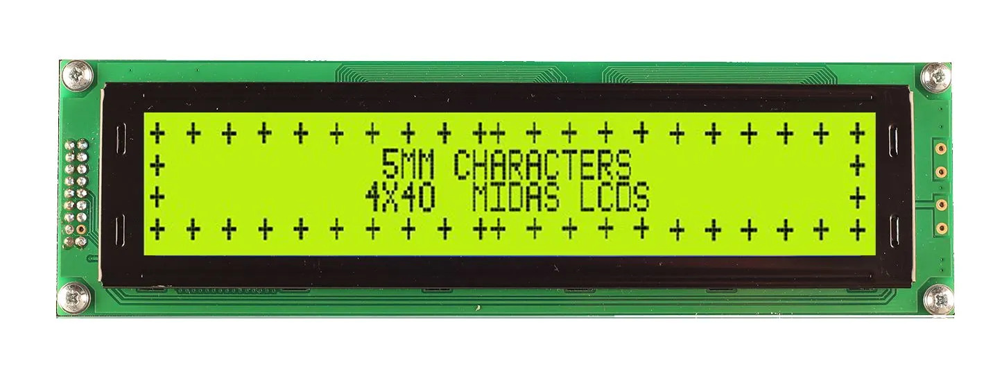 Display monocromatico LCD Midas, LCD, 4x40 caratteri
