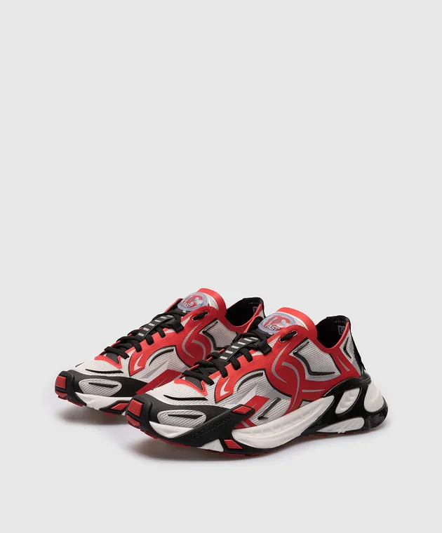 Dolce&Gabbana Scarpe da ginnastica rosse veloci CS2175AH405