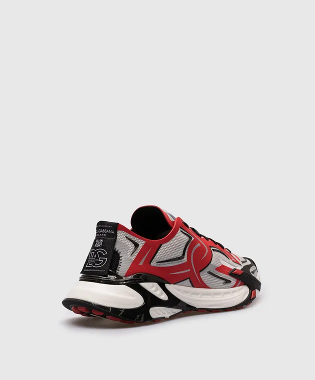 Dolce&Gabbana Scarpe da ginnastica rosse veloci CS2175AH405