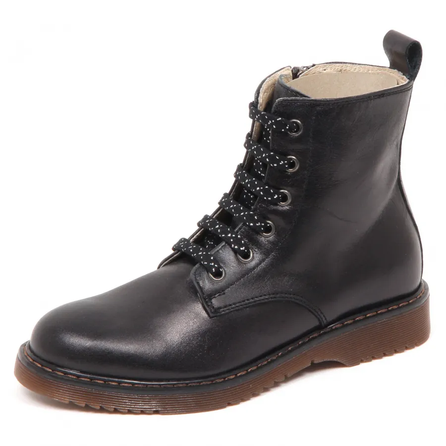E1458 anfibio bimba nero TWIN-SET SIMONA BARBIERI scarpe boot kid girl