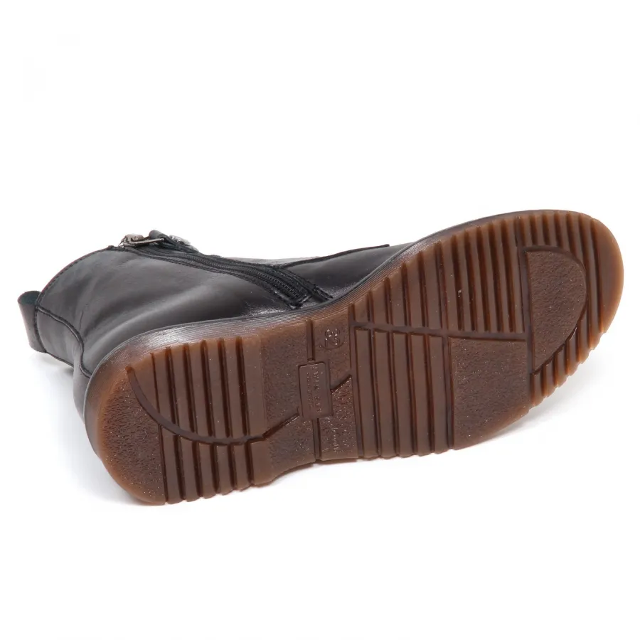 E1458 anfibio bimba nero TWIN-SET SIMONA BARBIERI scarpe boot kid girl