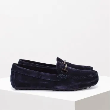 FRAU Mocassino in Camoscio Col. Blu