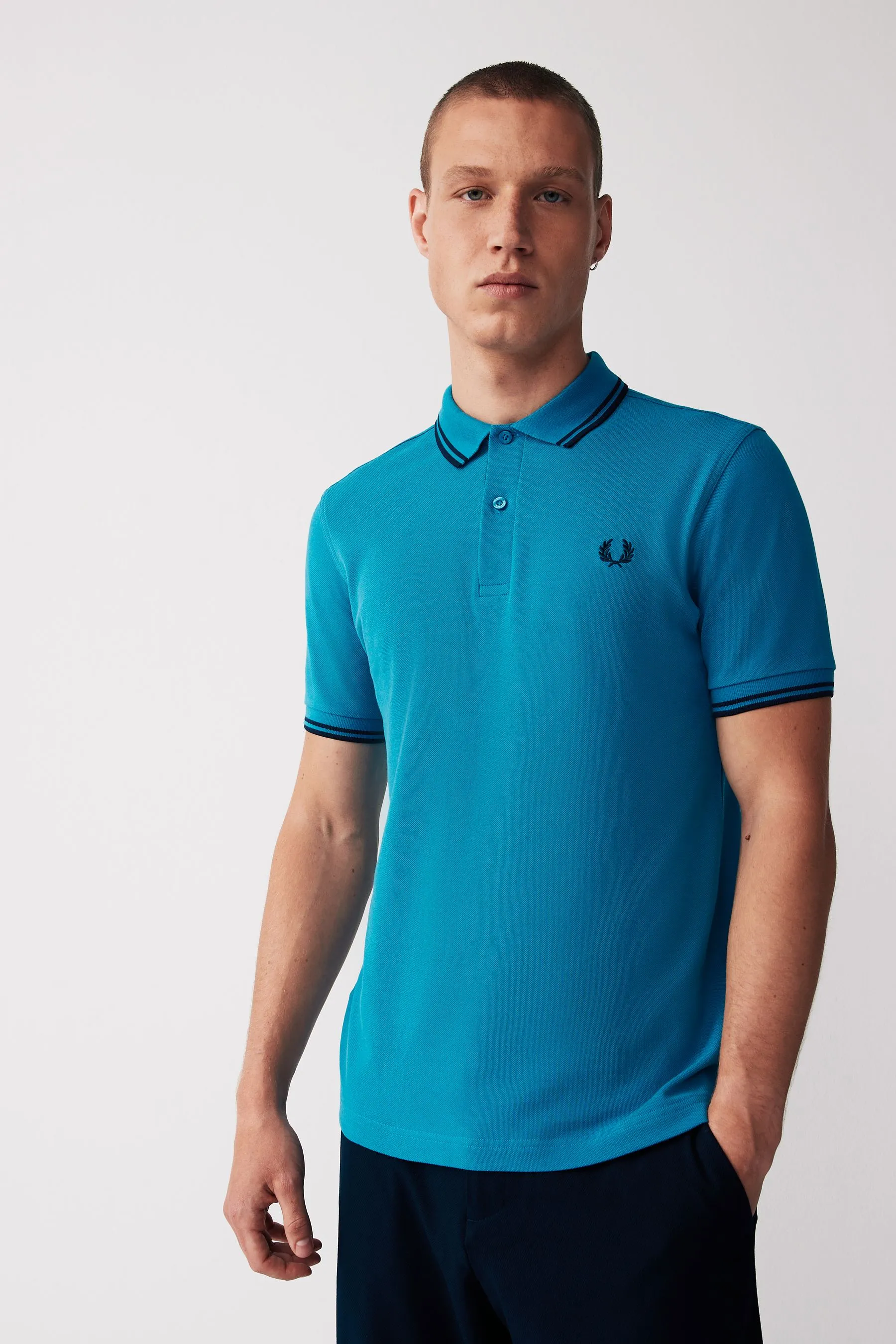 Fred Perry Polo Uomo Twin Tipped    