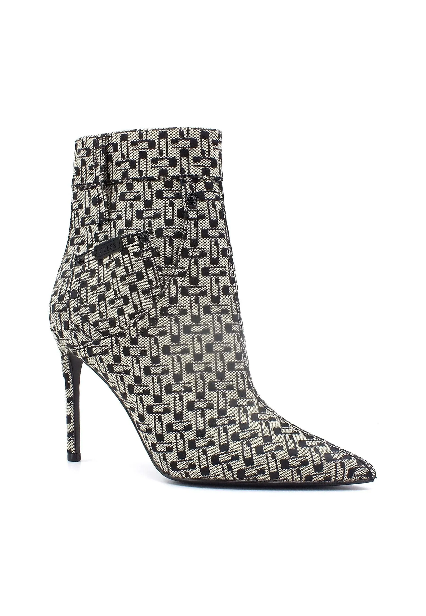 GUESS Stivaletto Tronchetto Donna Fantasia Black FL7AN2FAL10
