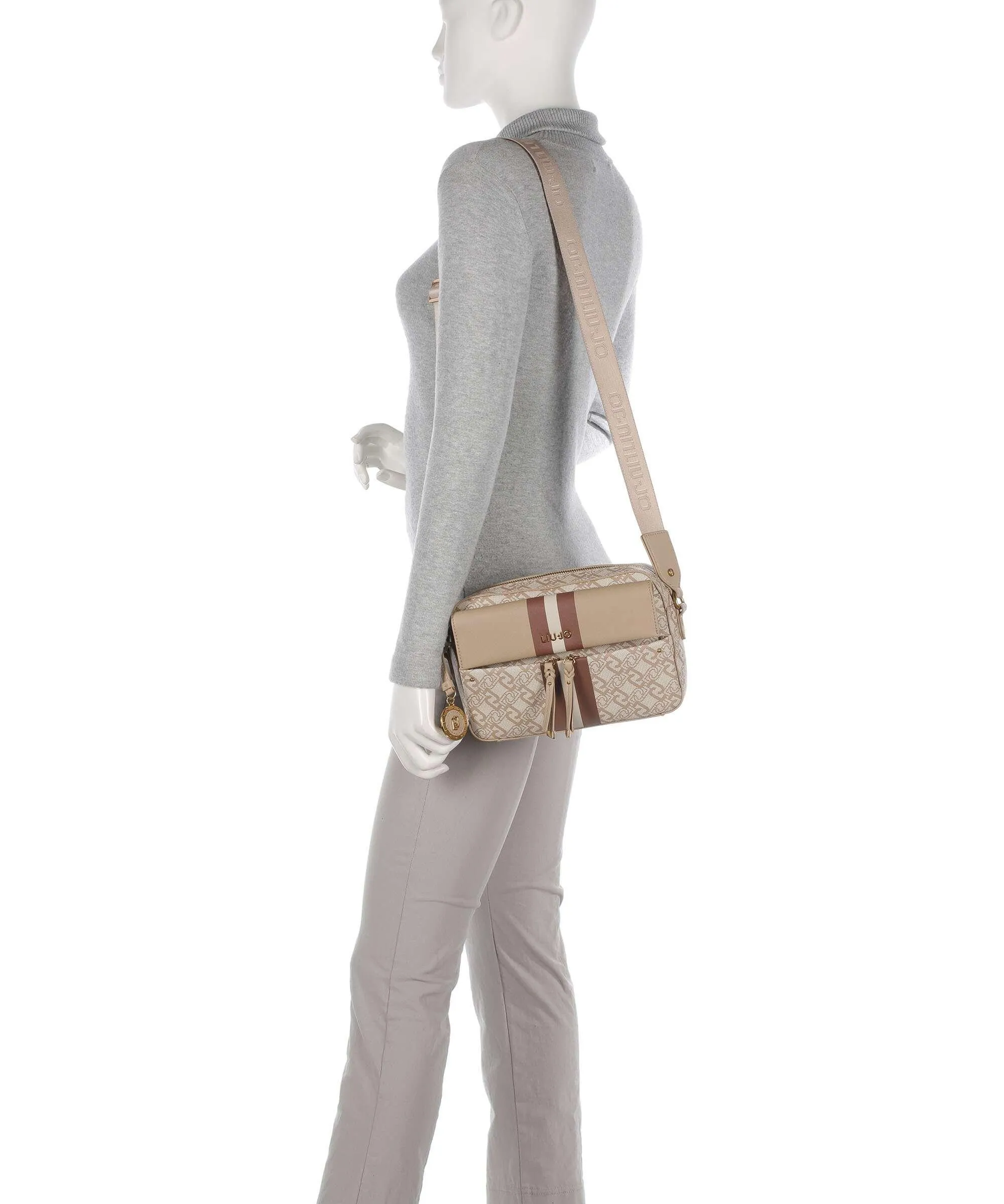  Liu Jo Clidia Borsa a tracolla pelle sintetica beige  
