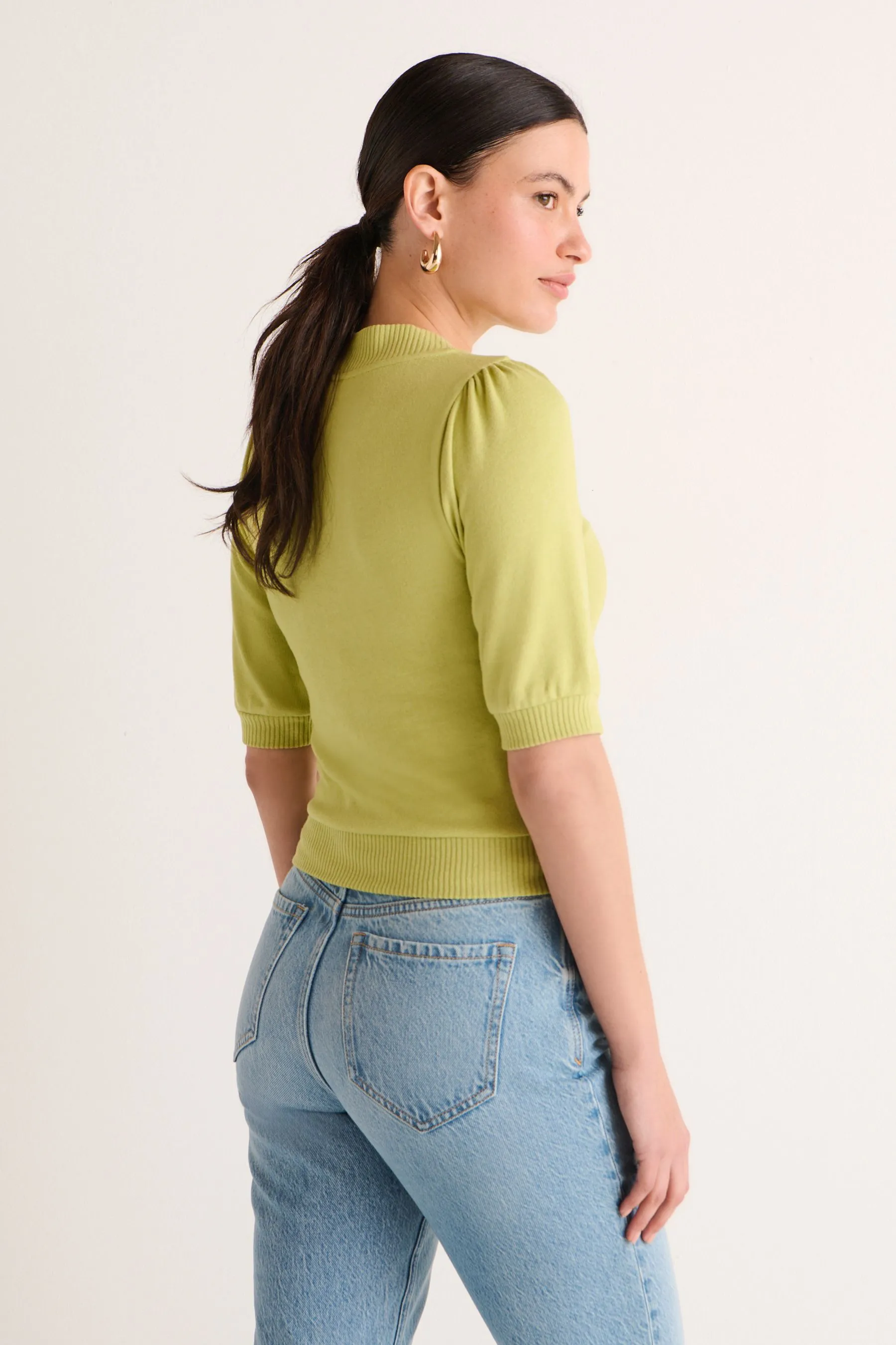 Maglia comoda Manica corta Girocollo    