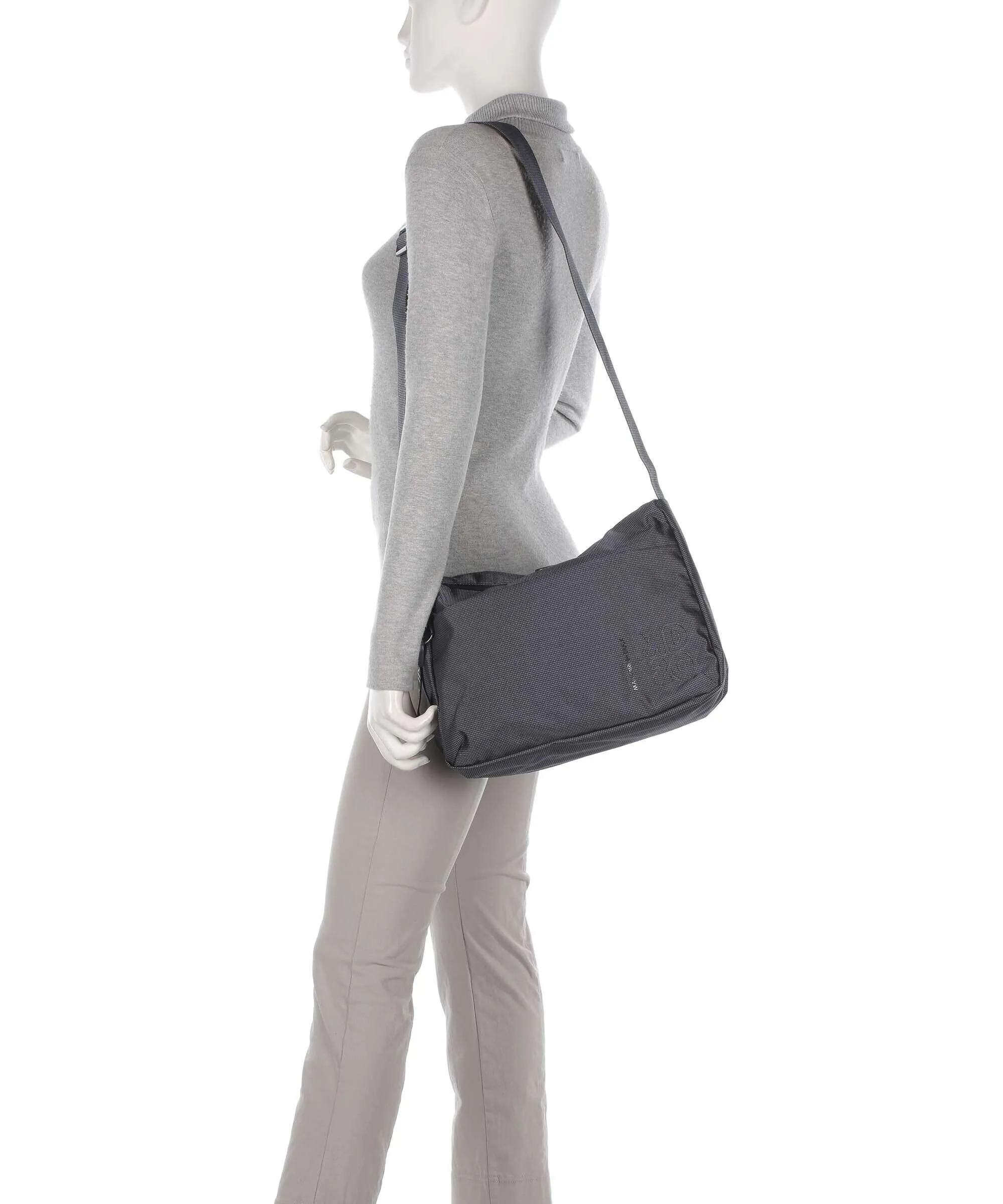  Mandarina Duck MD20 Borsa a spalla poliestere antracite  