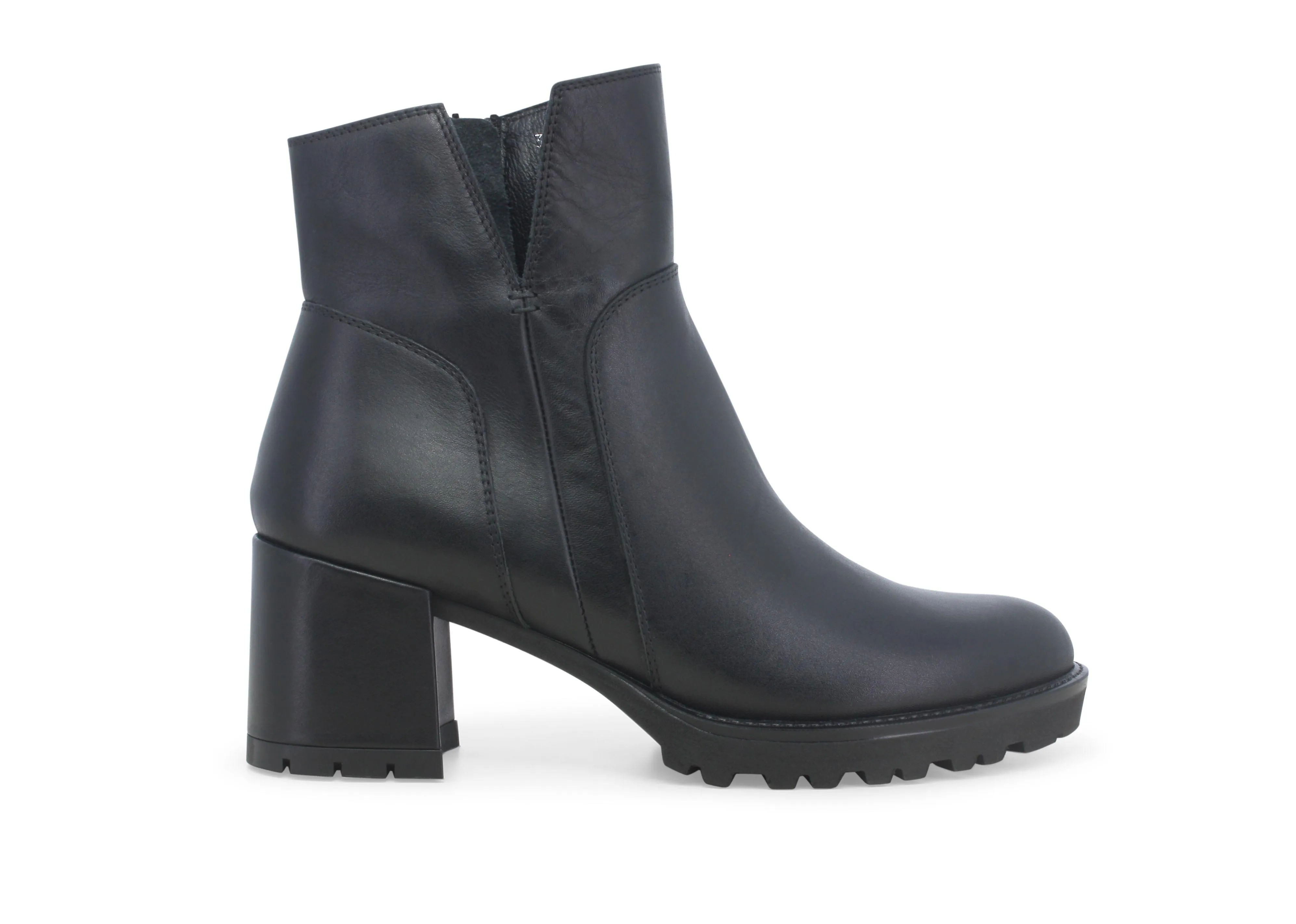 Melluso Tronchetto donna in pelle nero l5332w
