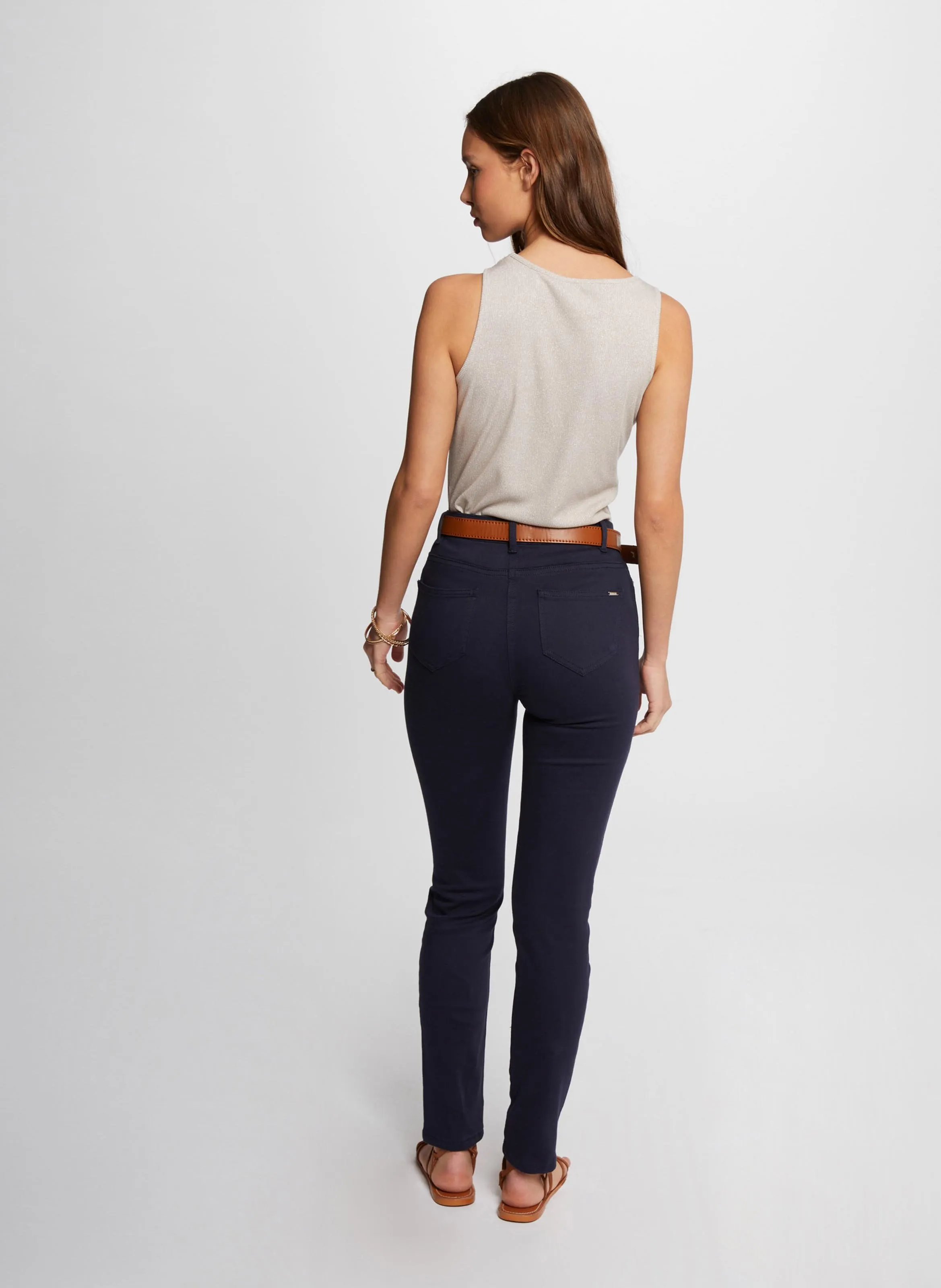 MORGAN   PRETTY - Jeans skinny in misto cotone | Blu