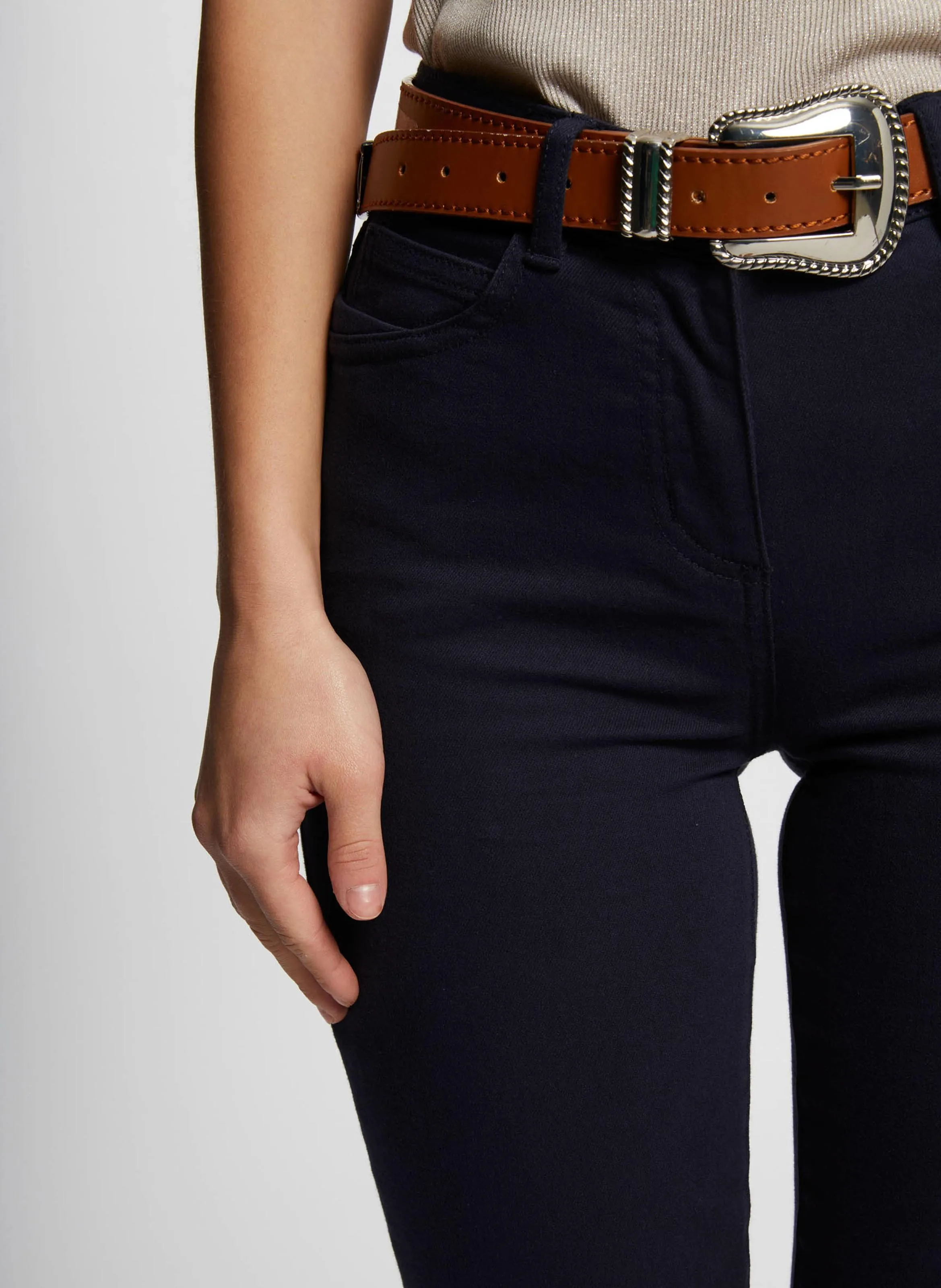  MORGAN   PRETTY - Jeans skinny in misto cotone | Blu