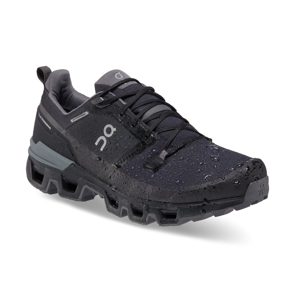 On Running Men Cloudwander Waterproof - Black / Eclipse