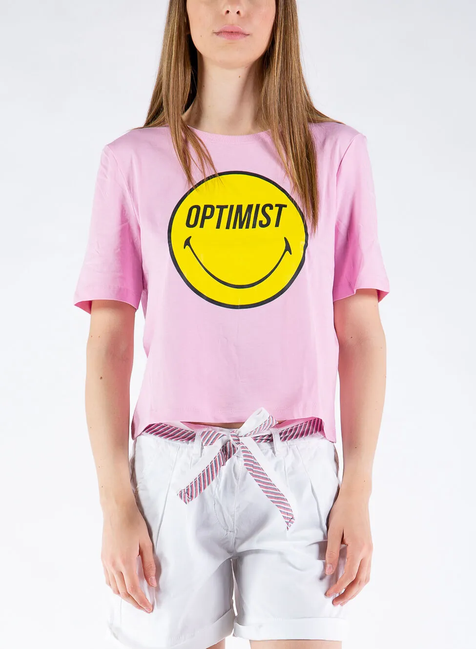 ONLY DONNA T-SHIRT SMILEY