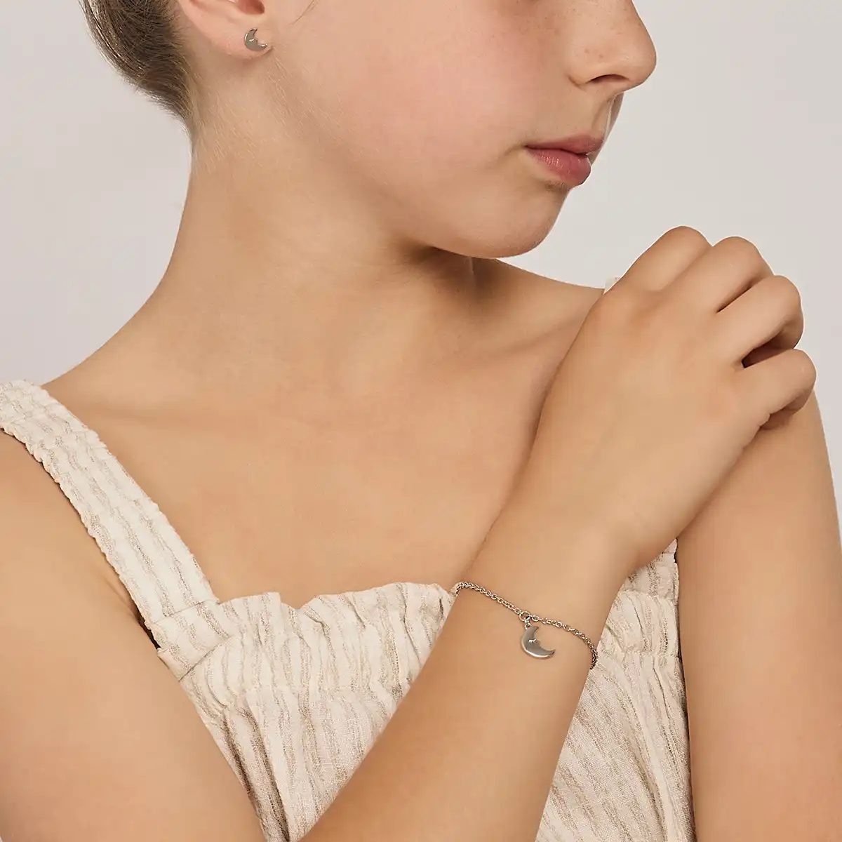 Orecchini con Luna Mabina Junior 563535