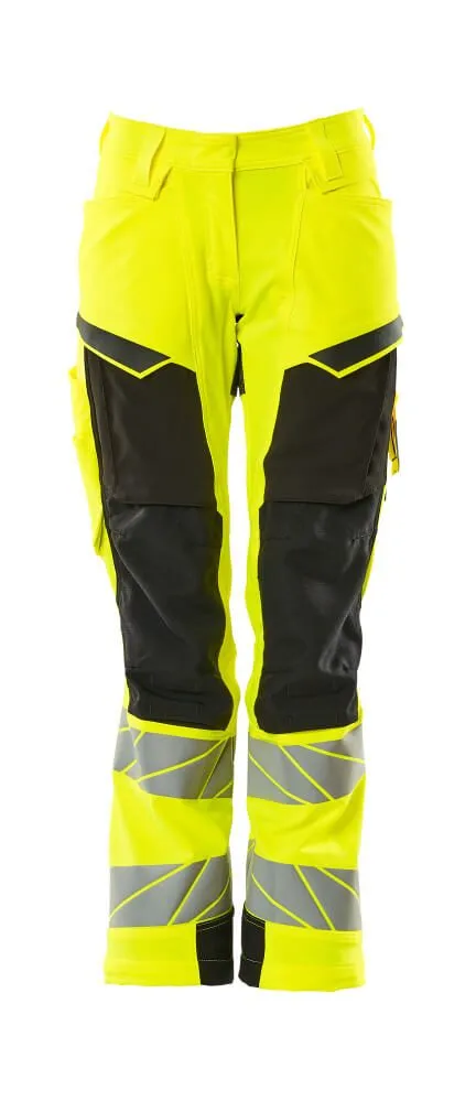 Pantaloni di col. Giallo/nero Mascot Workwear 19078-511, 98cm unisex, Leggero, Idrorepellente