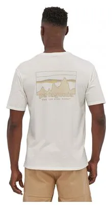 Patagonia 73 Skyline Organic T-Shirt T-shirt bianca da uomo