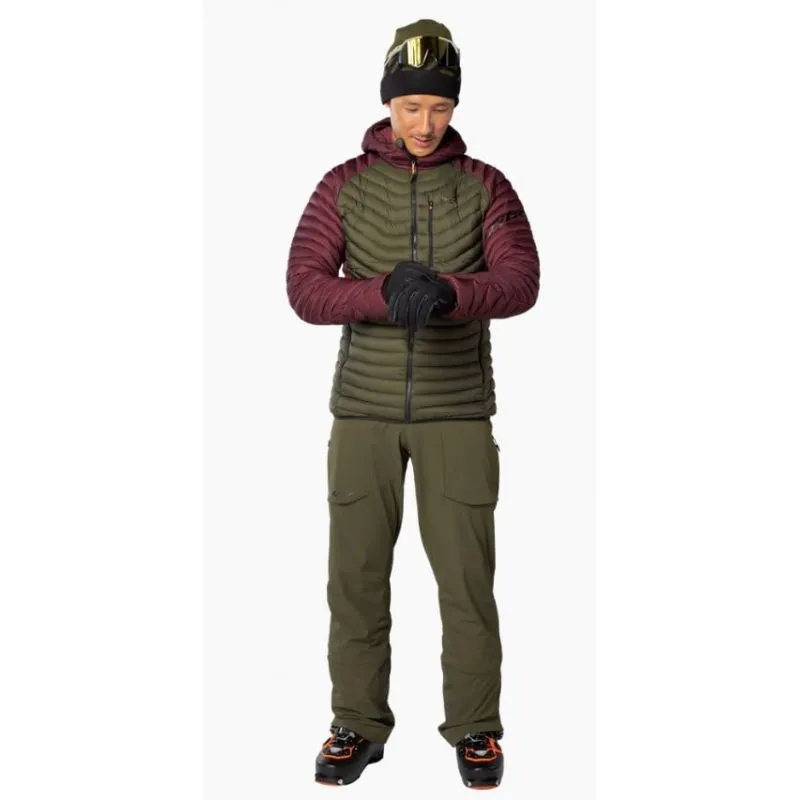 Piumino Dynafit Radical Down M Hood Jkt (Burgundy) uomo