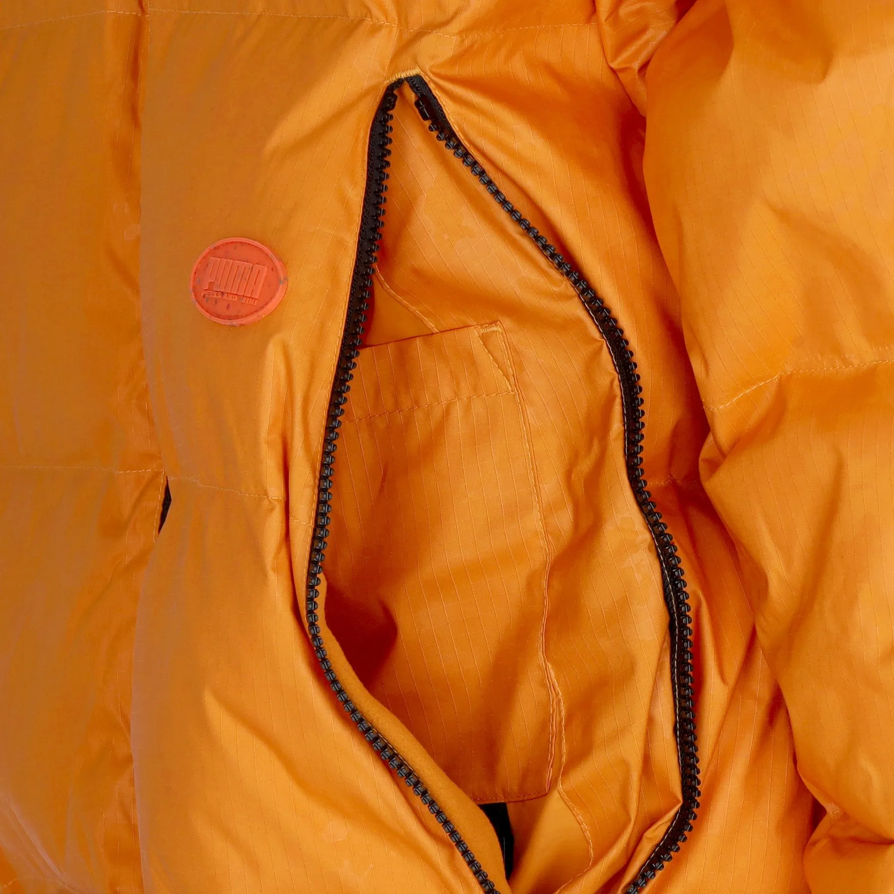 Piumino Lungo Uomo  Oversized Long Puffer Jacket X P.a.m. Orange Brick Aop