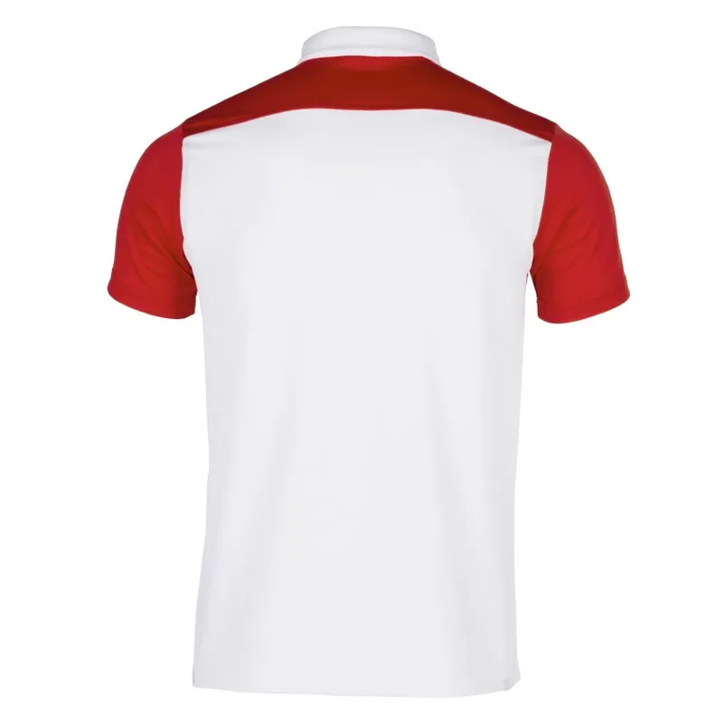 Polo Shirt Hobby Ii White-Red S/S