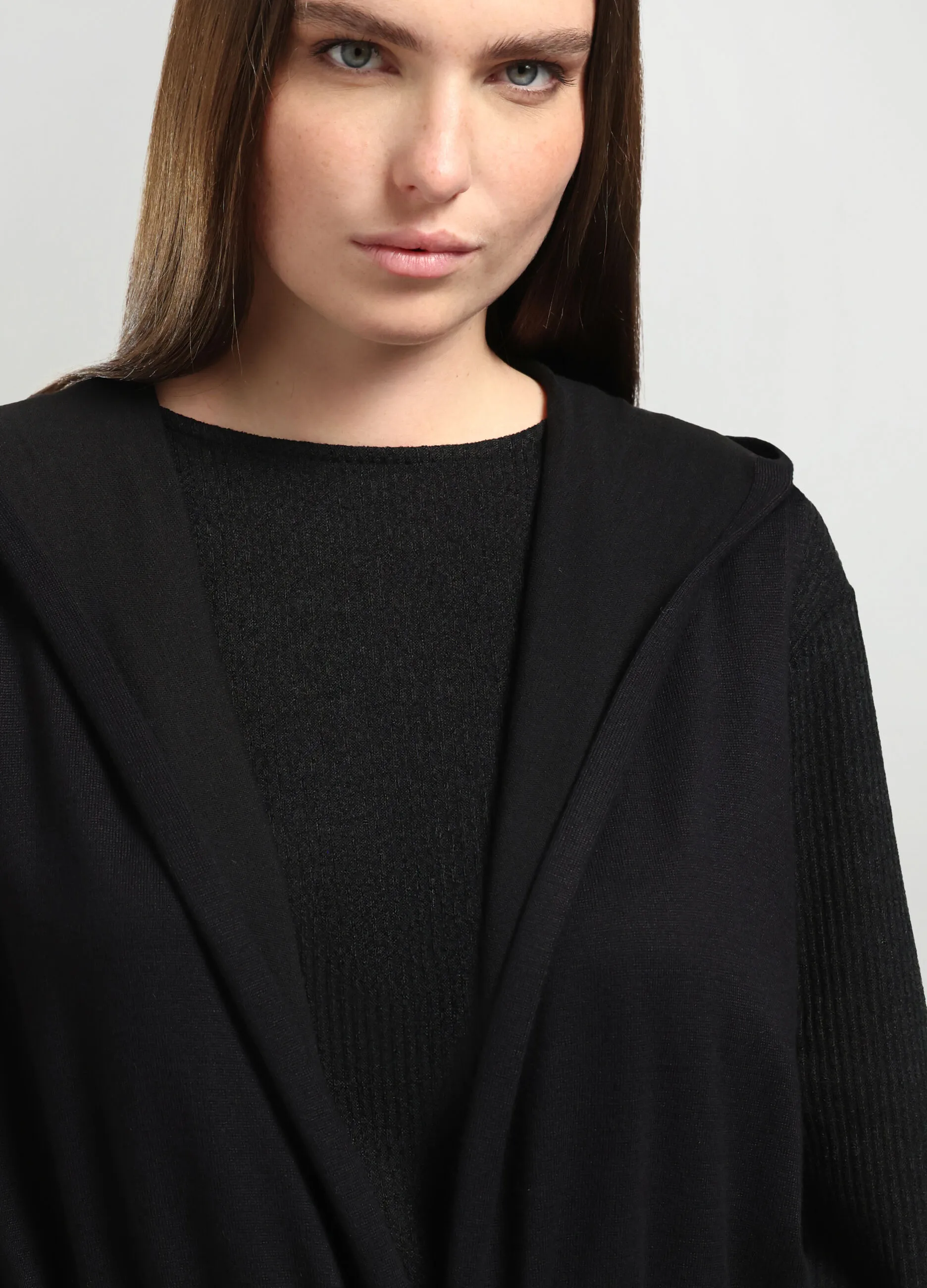 ROSA THEA  Cardigan smanicato in misto viscosa donna curvy