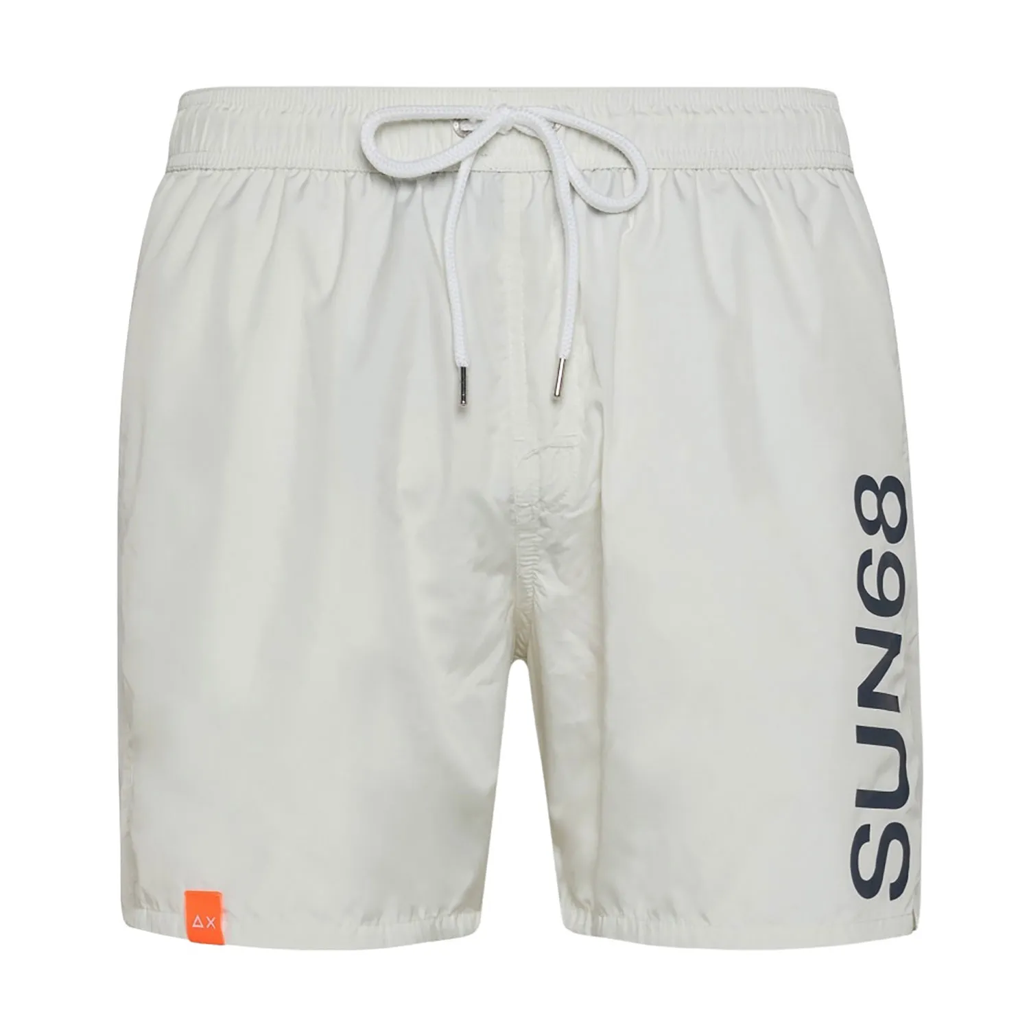 SWIM PANT WITH MACRO LOGO ON FRONT