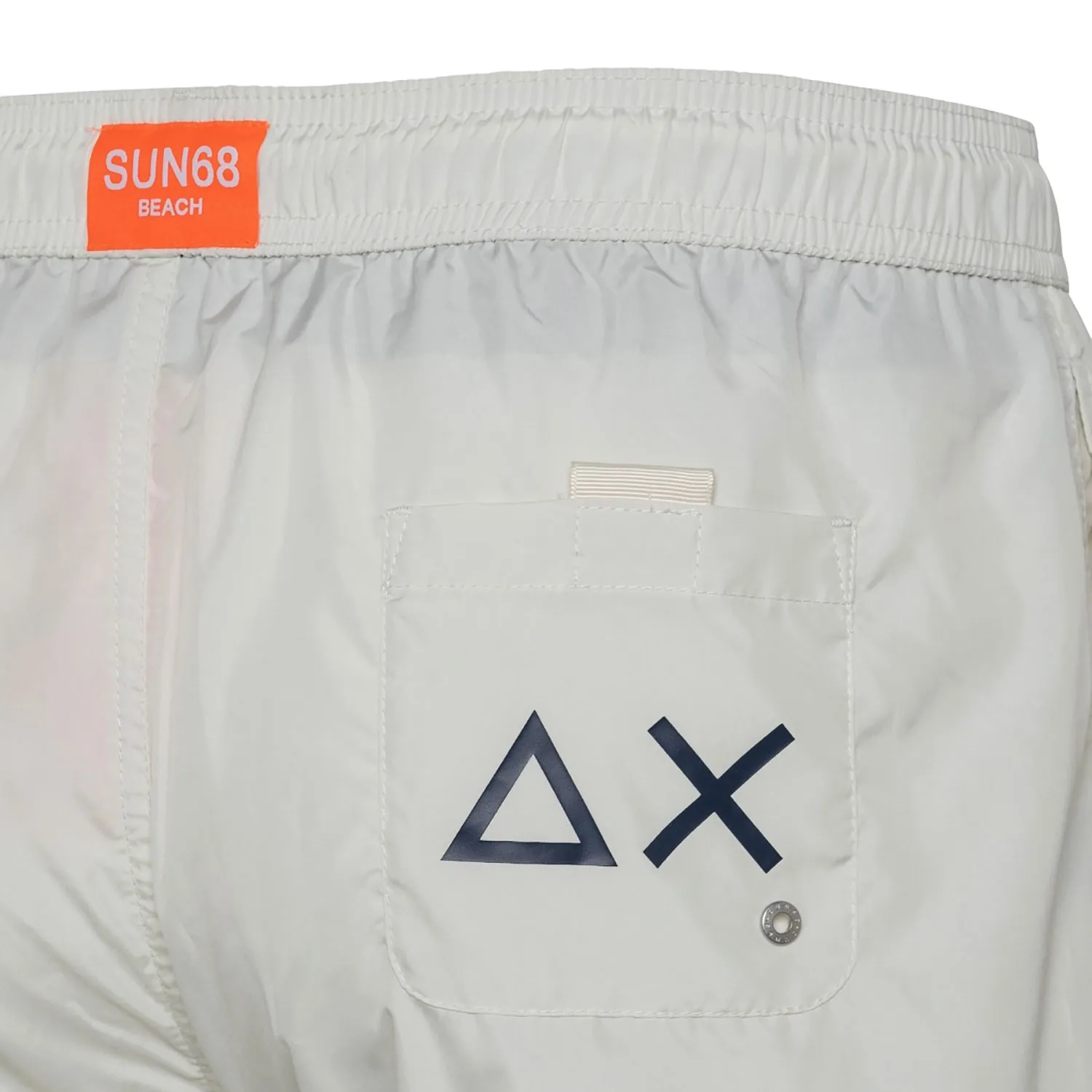 SWIM PANT WITH MACRO LOGO ON FRONT