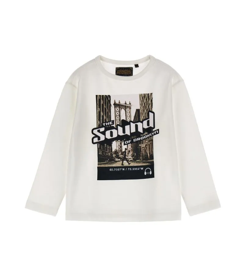 --T-shirt oversize con stampe-