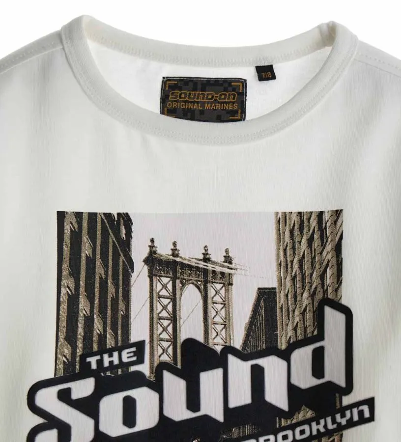 --T-shirt oversize con stampe-