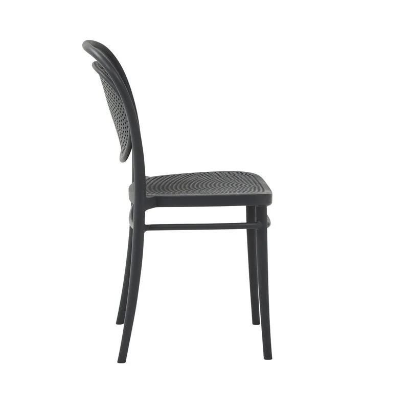 Zanini design Set 2 sedie LUBIANA antracite
