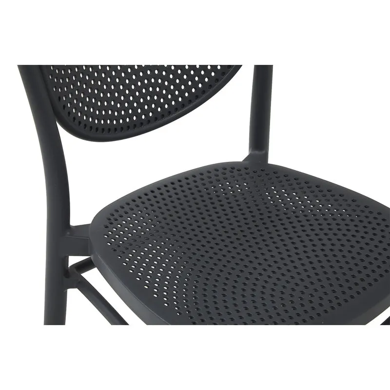 Zanini design Set 2 sedie LUBIANA antracite
