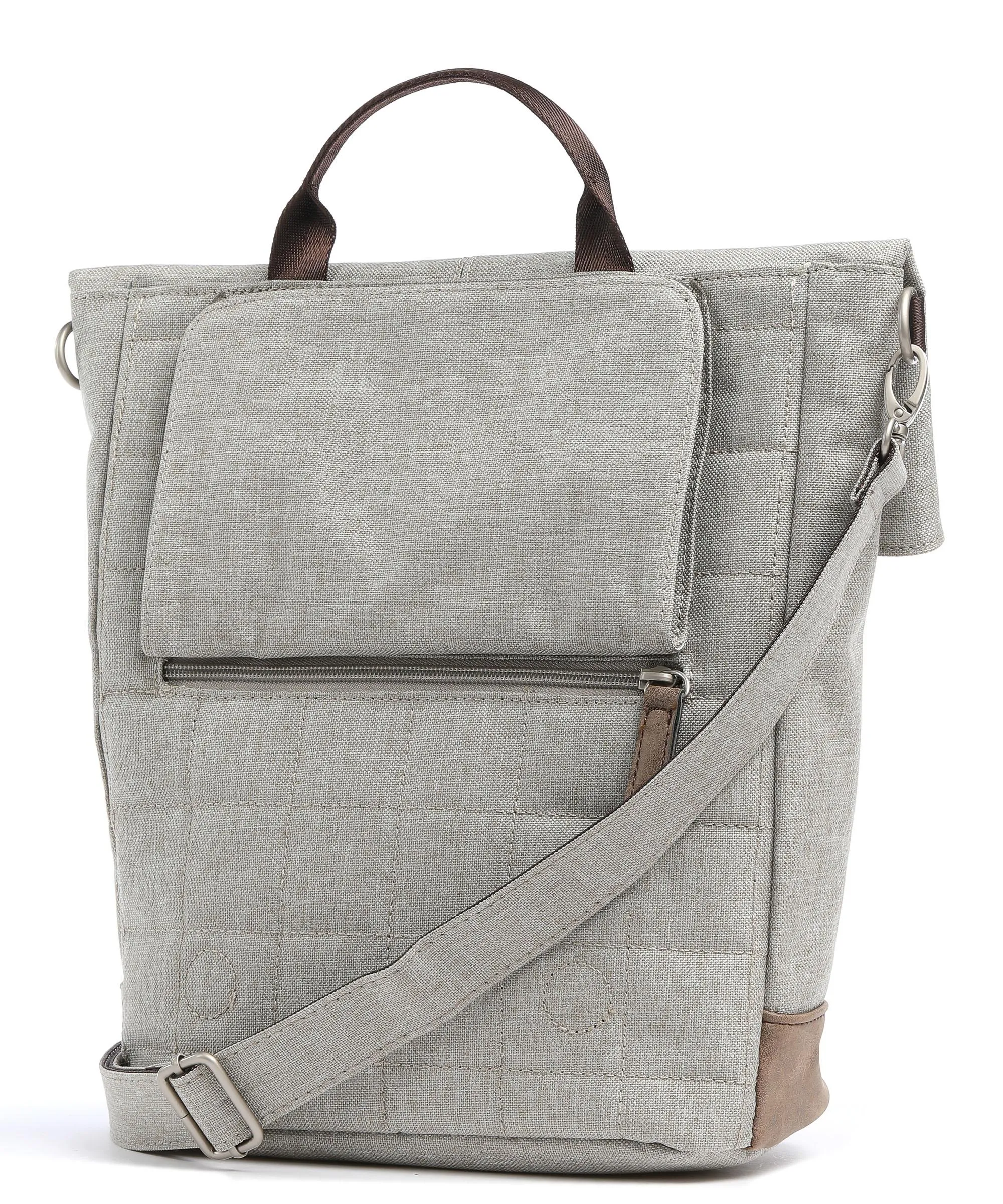  Zwei Olli Cycle OC17 Borsa per portapacchi poliestere, pelle sintetica beige  